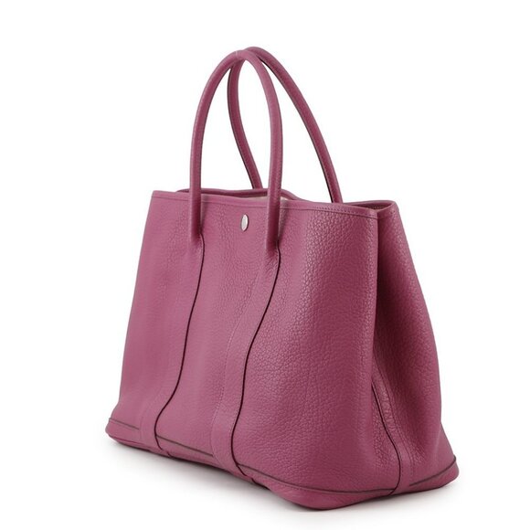 HERMES Garden Party Size PM Negonda Leather Tosca - Picture 14 of 15